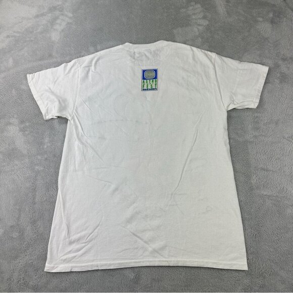 Travis Scott Astroworld 2021 Festival Merch Men's Sz Small White Large 3D NWOT - Picture 4 of 11